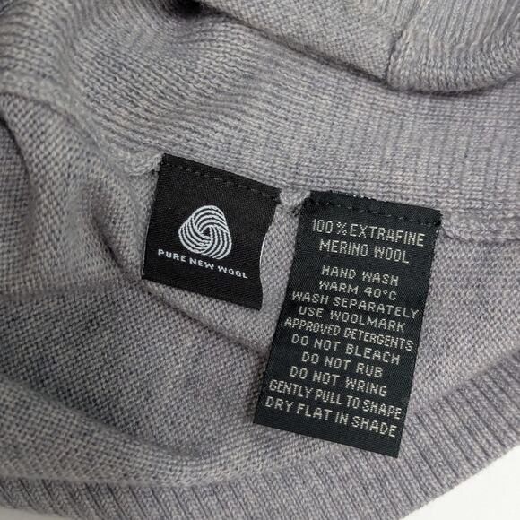 Rodd and Gunn Goose Bay Wool Sweater Merino Onyx Gray Mens 3XL V Neck Top Shirt - Picture 4 of 4